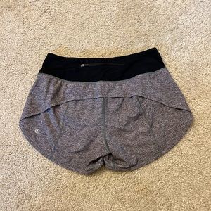 Lululemon speed up shorts barely worn size 6 tall